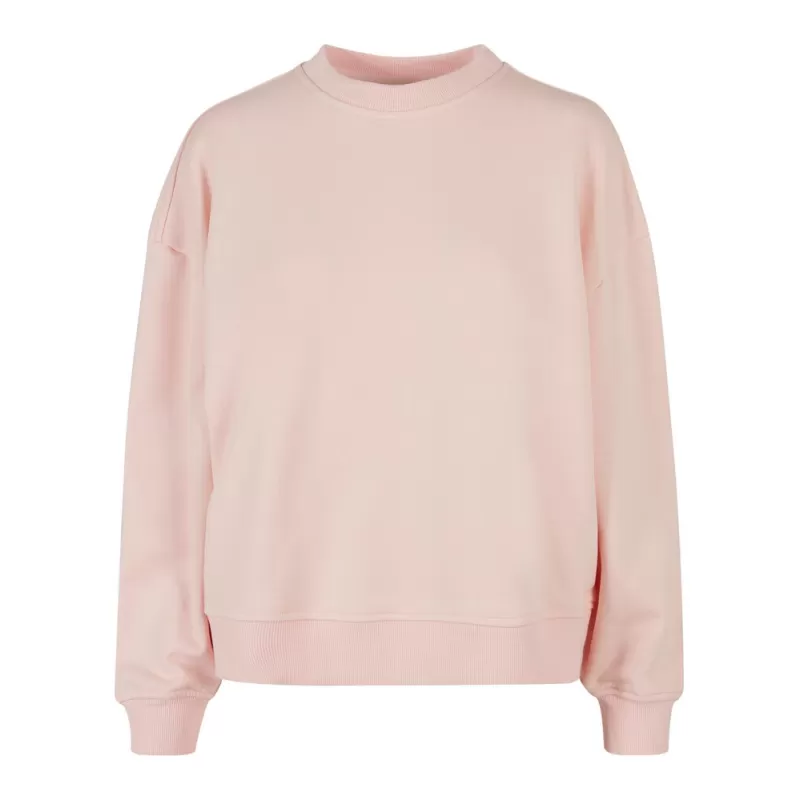Sweat col rond femme oversize épaules tombantes NO LABEL, 300 g/m²