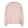 Sweat col rond femme oversize épaules tombantes NO LABEL, 300 g/m²
