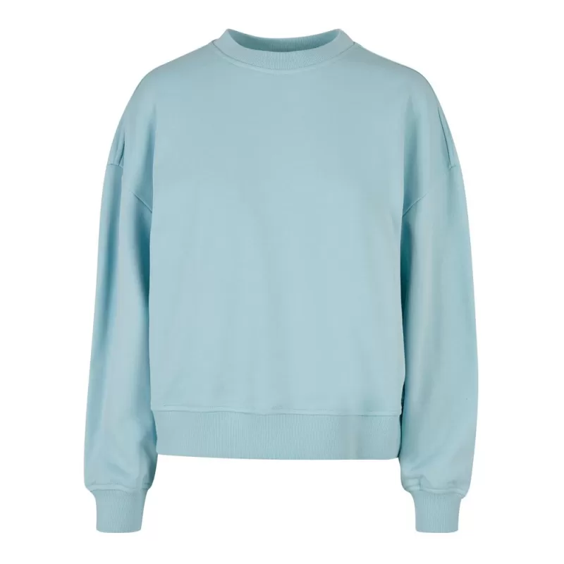 Sweat col rond femme oversize épaules tombantes NO LABEL, 300 g/m²