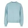 Sweat col rond femme oversize épaules tombantes NO LABEL, 300 g/m²