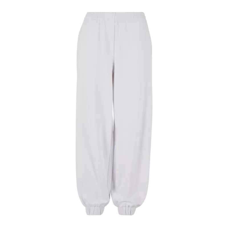Jogging femme taille haute, taille élastiquée, bas de jambes resserrés, 300 g/m²