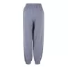 Jogging femme taille haute, taille élastiquée, bas de jambes resserrés, 300 g/m²