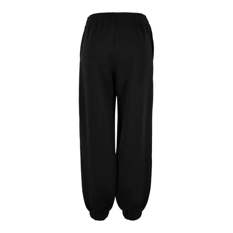 Jogging femme taille haute, taille élastiquée, bas de jambes resserrés, 300 g/m²