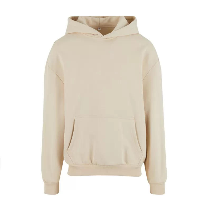 Sweat à capuche oversize, poche Kangourou, pas de cordon de serrage à la capuche, 500 g/m²