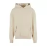 Sweat à capuche oversize, poche Kangourou, pas de cordon de serrage à la capuche, 500 g/m²