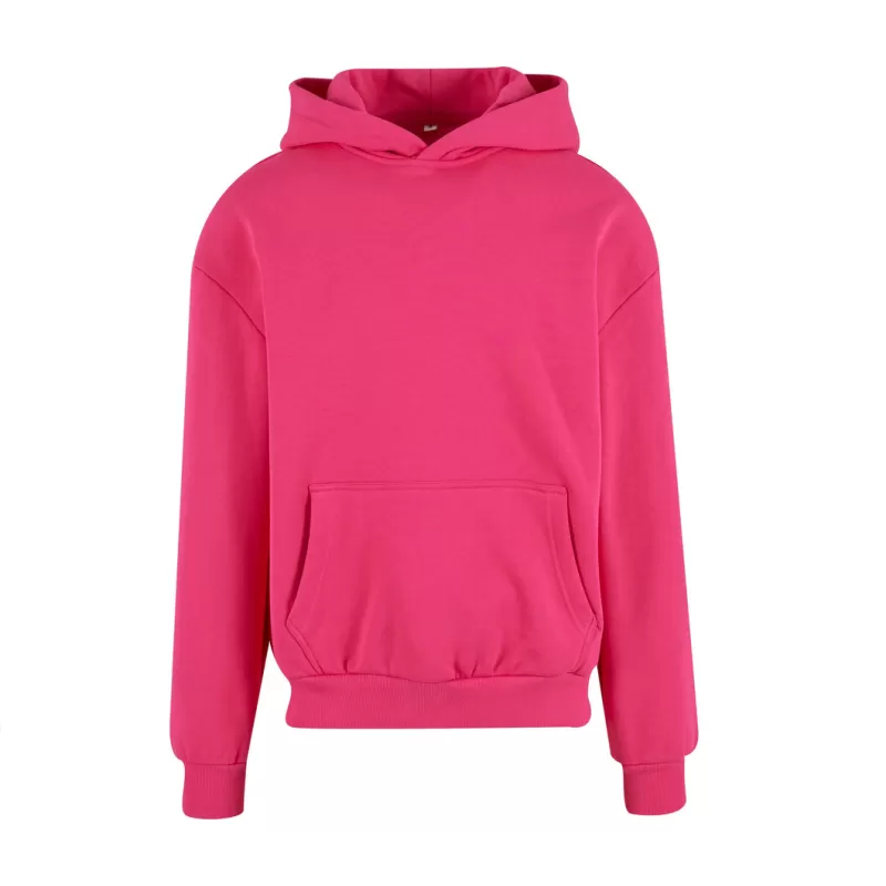 Sweat à capuche oversize, poche Kangourou, pas de cordon de serrage à la capuche, 500 g/m²