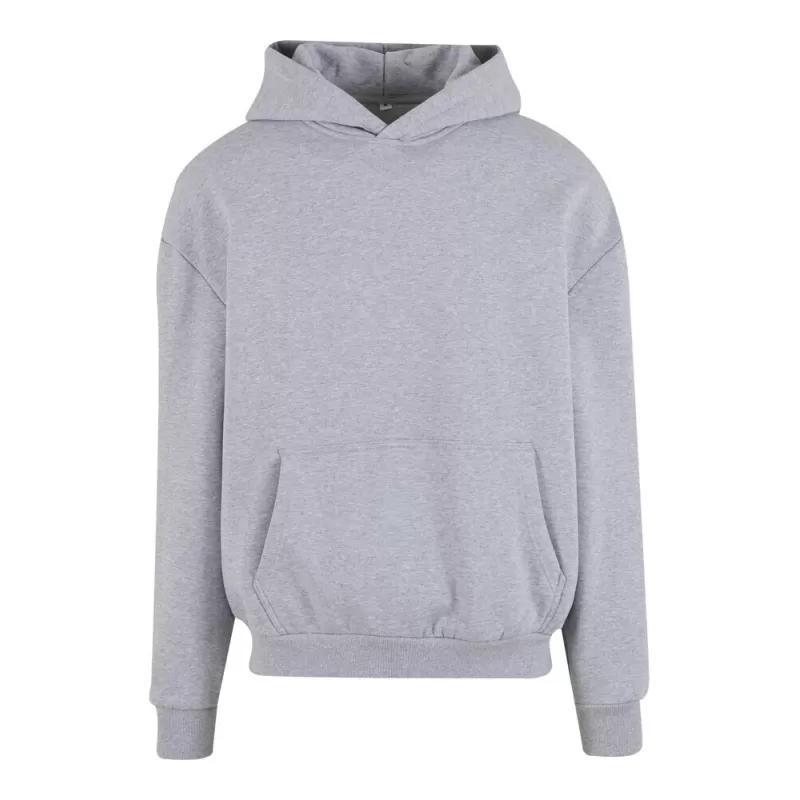 Sweat à capuche oversize, poche Kangourou, pas de cordon de serrage à la capuche, 500 g/m²