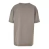 T-shirt femme décoloré, coupe ample, épaules tombantes, en coton, 220 g/m²