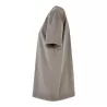 T-shirt femme décoloré, coupe ample, épaules tombantes, en coton, 220 g/m²