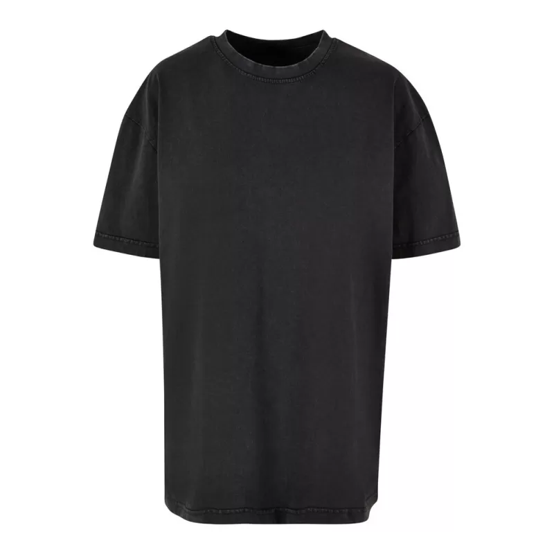 T-shirt femme décoloré, coupe ample, épaules tombantes, en coton, 220 g/m²