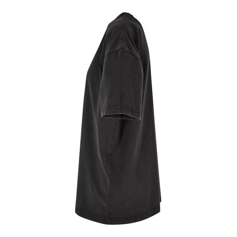 T-shirt femme décoloré, coupe ample, épaules tombantes, en coton, 220 g/m²