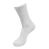 Chaussettes hautes en coton, bord côte élastiqué, sans étiquette