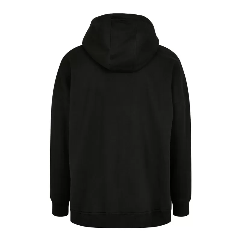 Sweat à capuche oversize très ample, capuche avec col croisé, sans poche, 300 g/m²