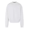 Sweat col rond lourd en coton épais, coupe urbaine, épaules tombantes, 440 g/m²
