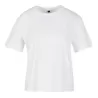 T-shirt oversize femme en coton, col ras-du-cou, manches courtes, 200 g/m²