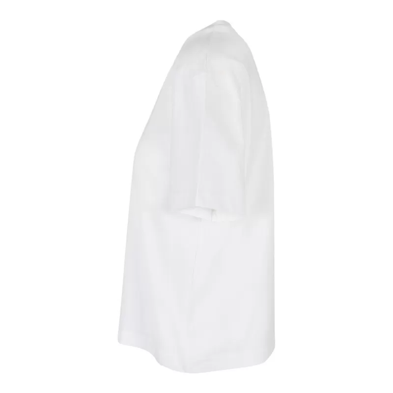 T-shirt oversize femme en coton, col ras-du-cou, manches courtes, 200 g/m²