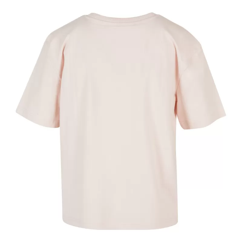 T-shirt oversize femme en coton, col ras-du-cou, manches courtes, 200 g/m²