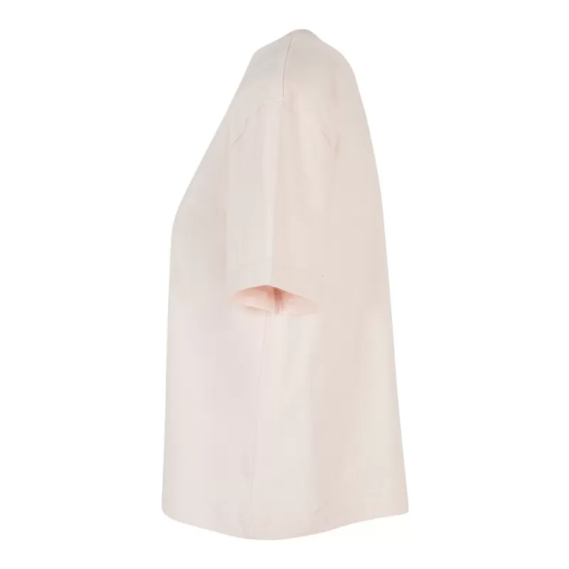 T-shirt oversize femme en coton, col ras-du-cou, manches courtes, 200 g/m²