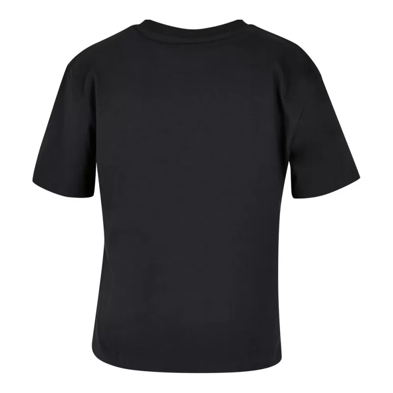 T-shirt oversize femme en coton, col ras-du-cou, manches courtes, 200 g/m²