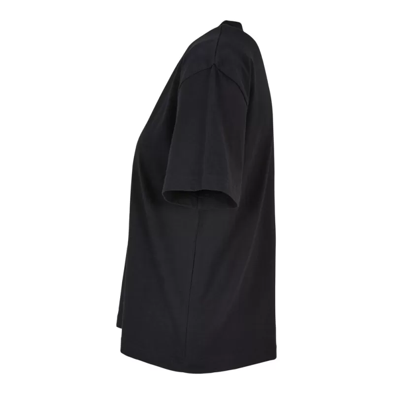 T-shirt oversize femme en coton, col ras-du-cou, manches courtes, 200 g/m²