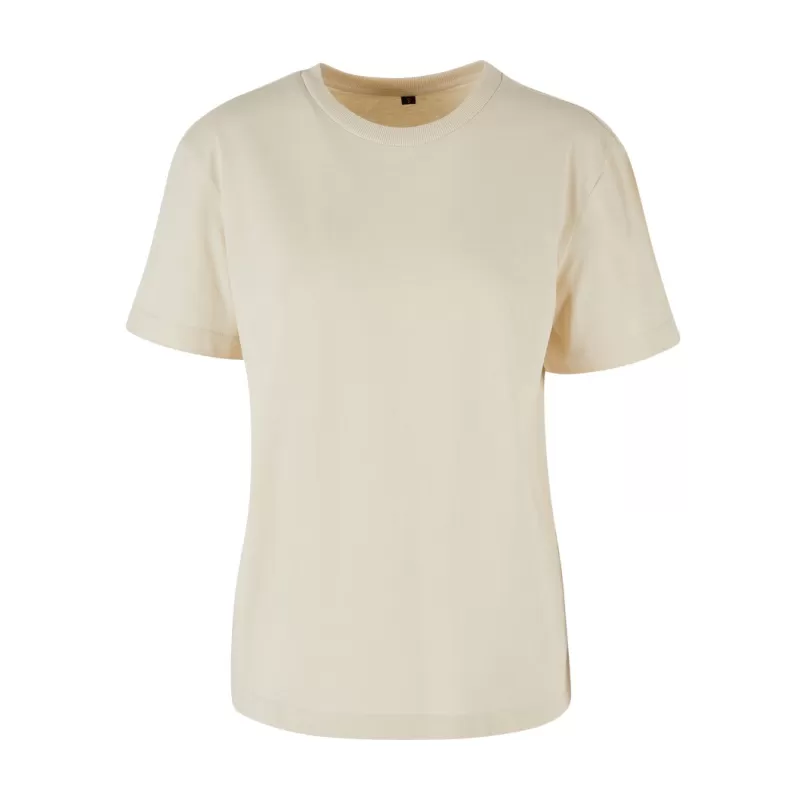 T-shirt oversize femme en coton, col ras-du-cou, manches courtes, 200 g/m²
