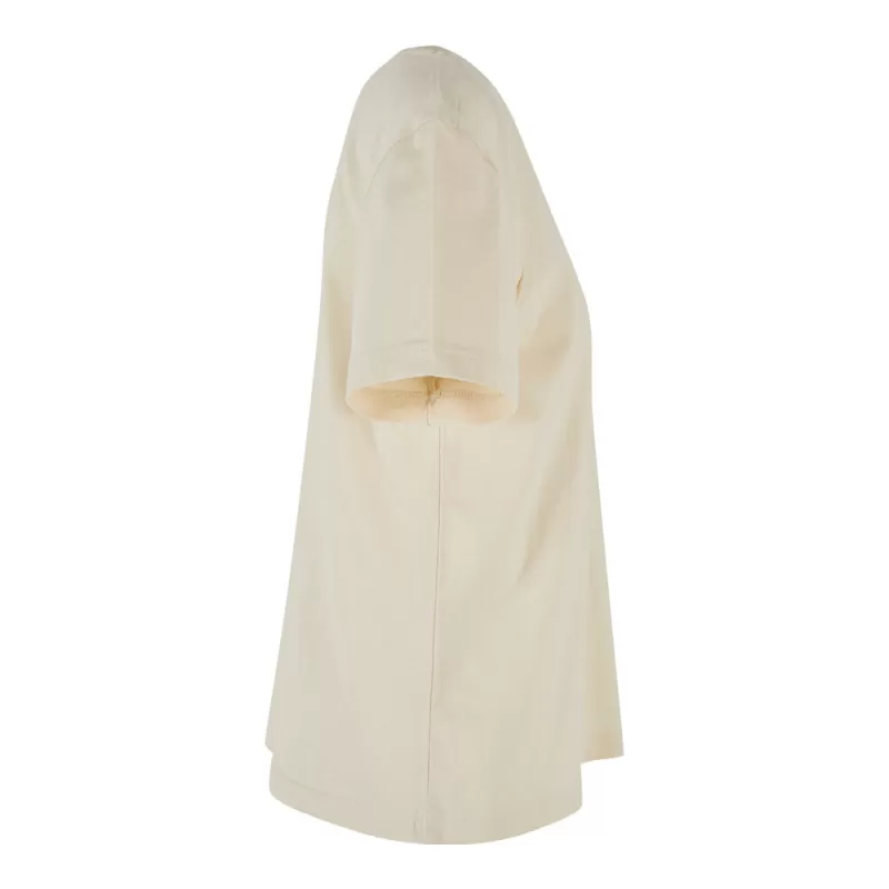 T-shirt oversize femme en coton, col ras-du-cou, manches courtes, 200 g/m²