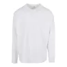 Tee-shirt manches longues oversize col rond, épaules tombantes, 220 g/m²