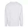 Tee-shirt manches longues oversize col rond, épaules tombantes, 220 g/m²
