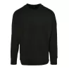 Tee-shirt manches longues oversize col rond, épaules tombantes, 220 g/m²
