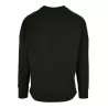 Tee-shirt manches longues oversize col rond, épaules tombantes, 220 g/m²