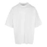 Tee-shirt extra large col rond, manches droites, coupe confortable en coton, 240 g/m²