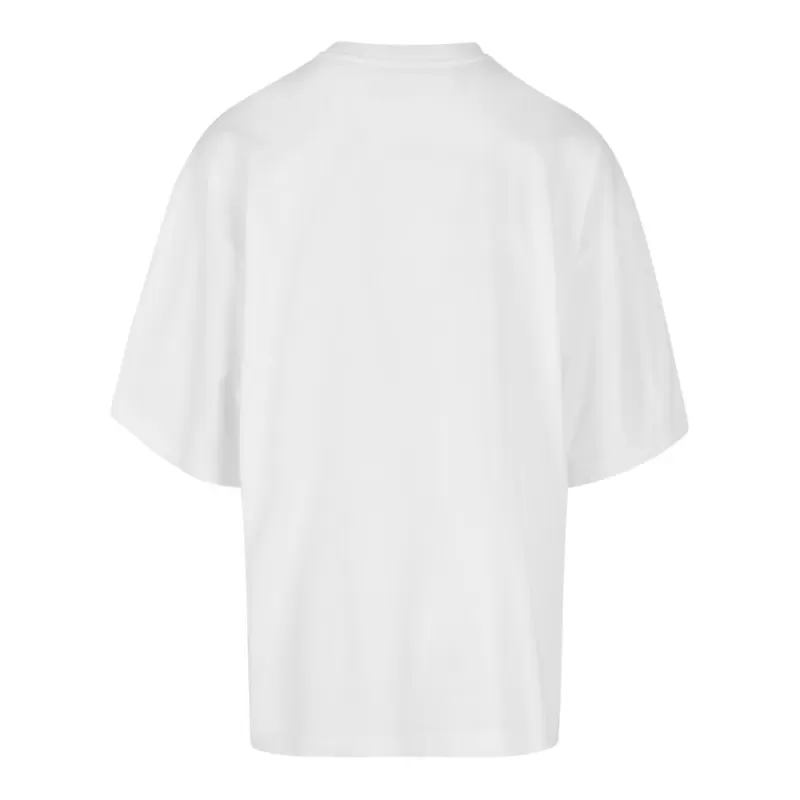Tee-shirt extra large col rond, manches droites, coupe confortable en coton, 240 g/m²