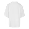 Tee-shirt extra large col rond, manches droites, coupe confortable en coton, 240 g/m²