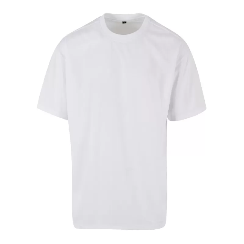T-shirt de sport oversize col ras du cou, manches droites, en polyester, 140 g/m²