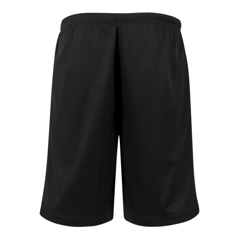 Short maille filet en polyester léger, coupe ample, taille élastiquée, 130 g/m²
