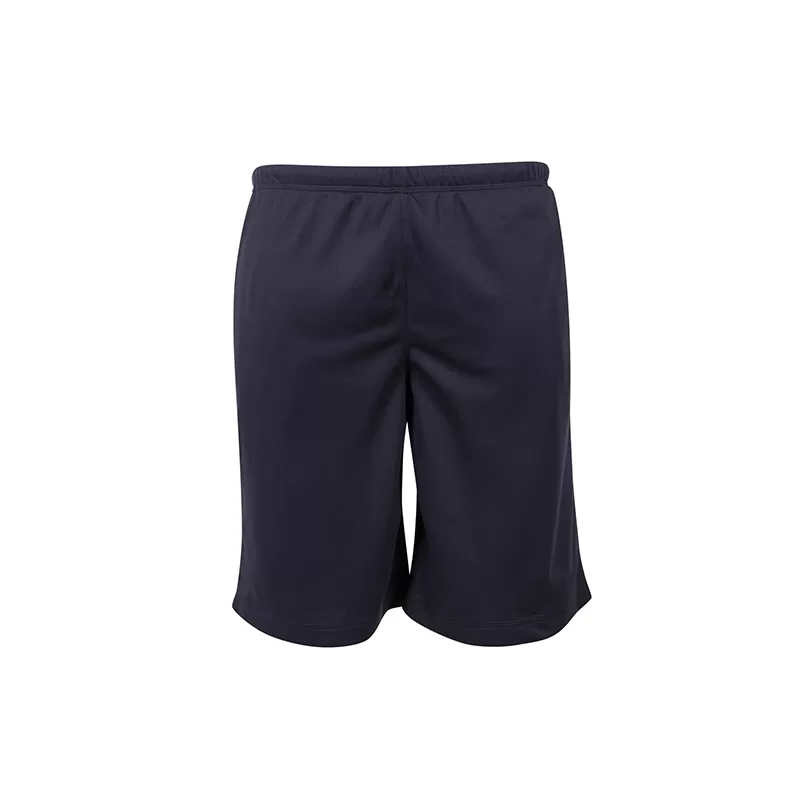 Short maille filet en polyester léger, coupe ample, taille élastiquée, 130 g/m²