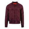 Veste bomber en polyester avec doublure orange, poches zippées, 160 g/m²
