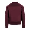 Veste bomber en polyester avec doublure orange, poches zippées, 160 g/m²