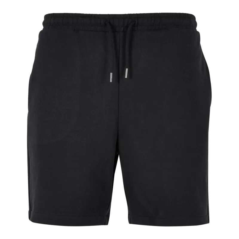 Short molletonné en coton, taille élastiquée, poches, 460 g/m²