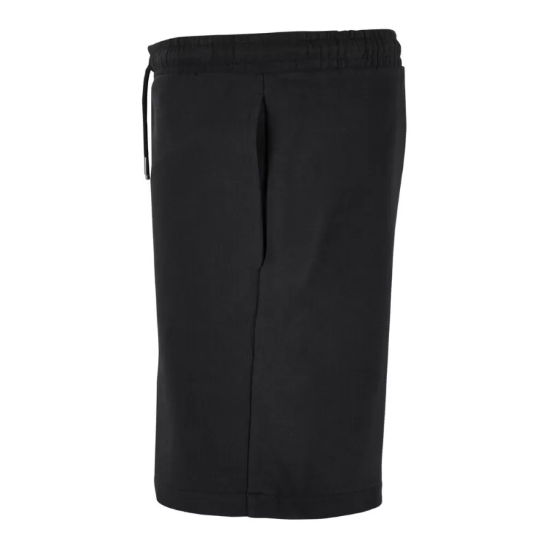 Short molletonné en coton, taille élastiquée, poches, 460 g/m²