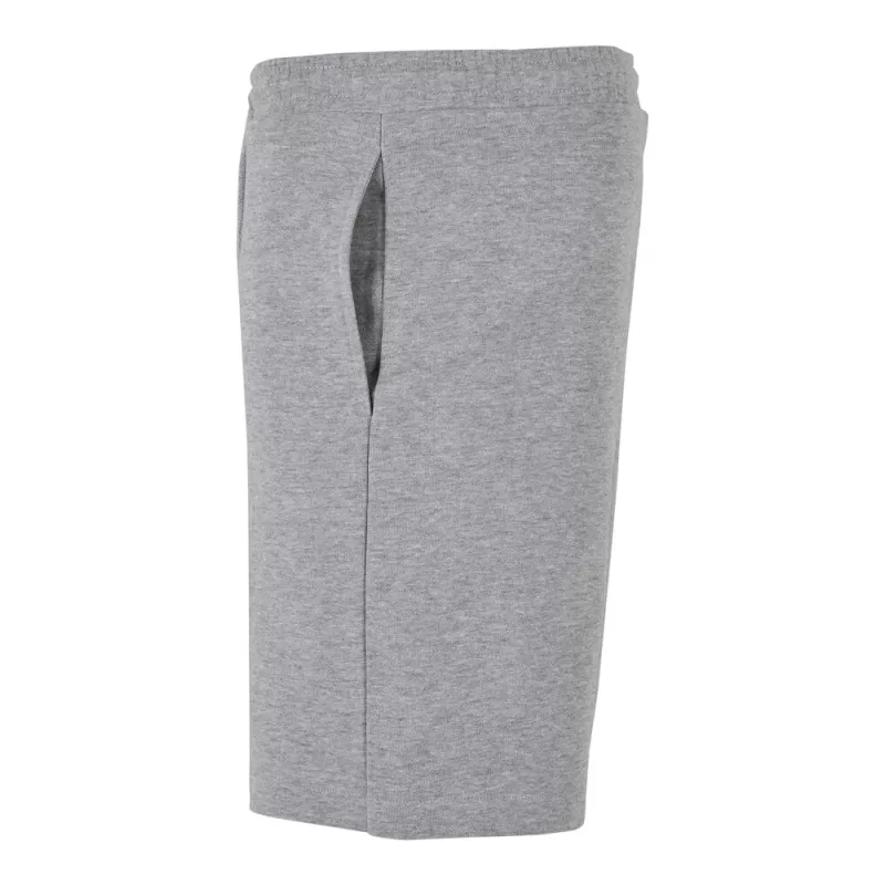 Short molletonné en coton, taille élastiquée, poches, 460 g/m²