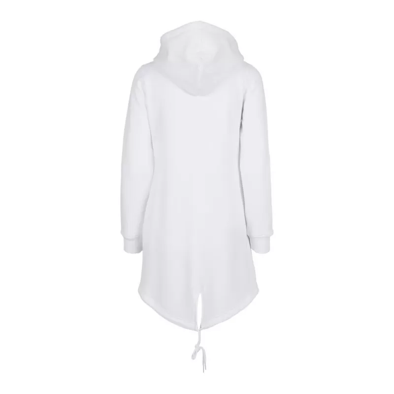 Long sweat zippé à capuche pour femme avec poches, 300 g/m²