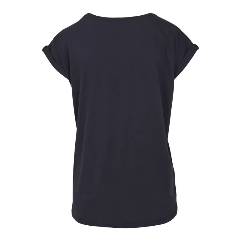 Tee-shirt femme coton léger coupe longue, manches courtes, 140 g/m²