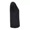 Tee-shirt femme coton léger coupe longue, manches courtes, 140 g/m²