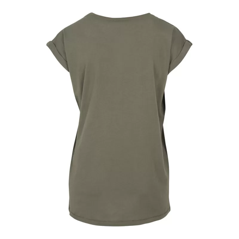 Tee-shirt femme coton léger coupe longue, manches courtes, 140 g/m²