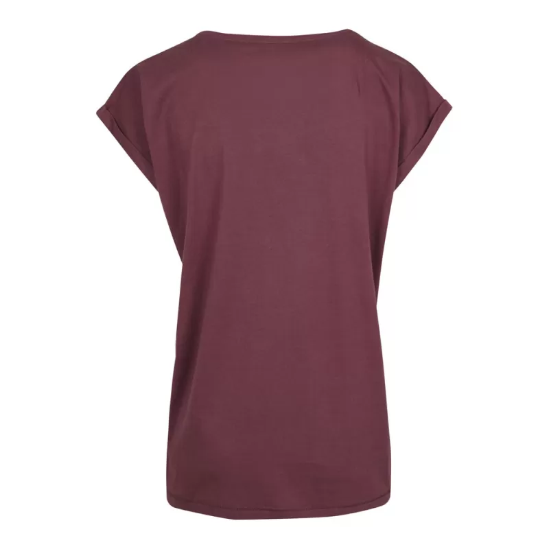 Tee-shirt femme coton léger coupe longue, manches courtes, 140 g/m²