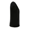 Tee-shirt femme coton léger coupe longue, manches courtes, 140 g/m²