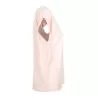 Tee-shirt femme coton léger coupe longue, manches courtes, 140 g/m²