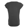 Tee-shirt femme coton léger coupe longue, manches courtes, 140 g/m²