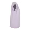 Tee-shirt femme coton léger coupe longue, manches courtes, 140 g/m²